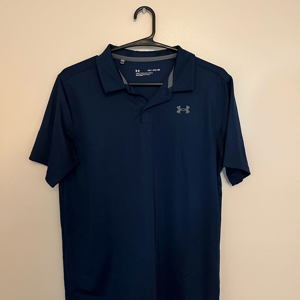 Under Armour Men's Dark Blue Polo Shirt